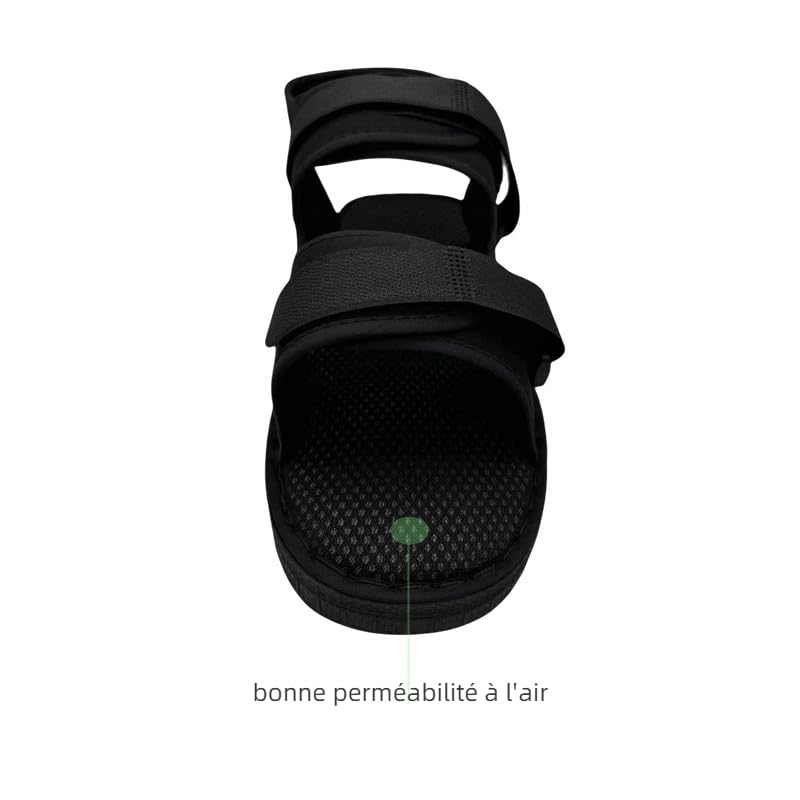 Chaussure de Plâtre Postopératoire de Fracture du Pied Chaussure Post-opératoire de Pied Cassé Chaussures de Récupération de Chausson Ouverture Large Orthopédique Chirurgicale Chaussure Marche EU41-42