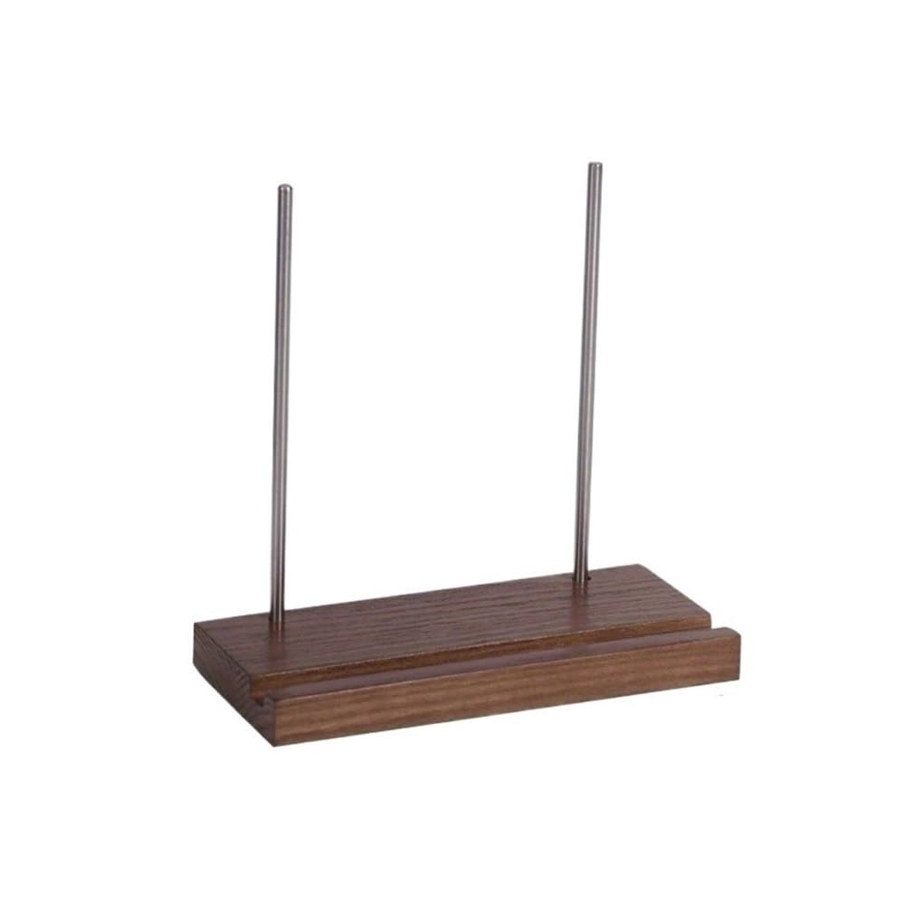 CHENGAIJIAN Cd Rack Multi-functional Desktop Display Rack Wooden Vinyl Record Holder with Metal Supports