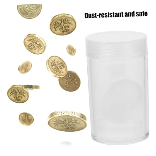 10 piezas protectores transparentes para monedas miniatura 5