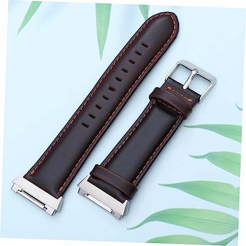 Correa de cuero café Artibetter para reloj Ionic con pulsera ajustable 7