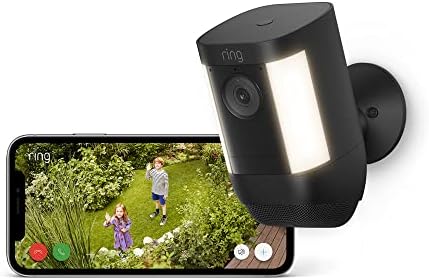 Telecamera Di Sicurezza Ring Batteria Wireless HD Per Interni/esterni Nero