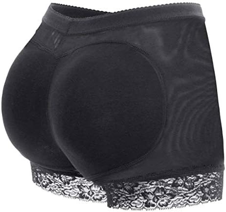 JANSIONWomens Seamless Butt Lifter Boyshort Padded Po Panties Hip Enhancer Underwear