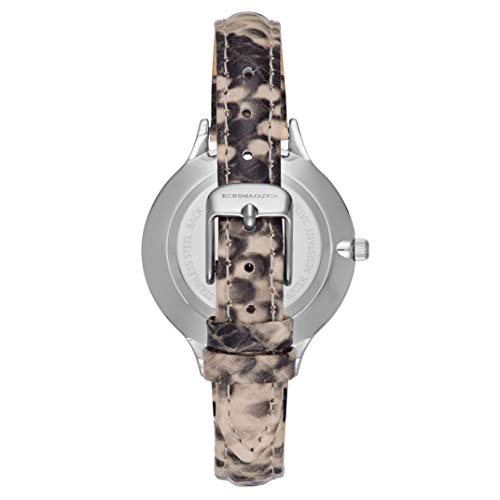 Bcbgmaxazria Women's Japanese Quartz Watch With Leather Strap, Brown, 12 (Model: Bg50991009), Silver #TOP2