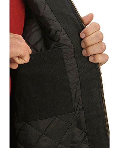 Dickies Men's Big-Tall Rigid Duck Hooded Jacket2