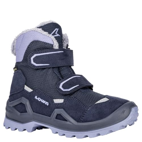 LOWA Stiefel mittel MILO EVO GTX MID JR navy/lavendel, 32