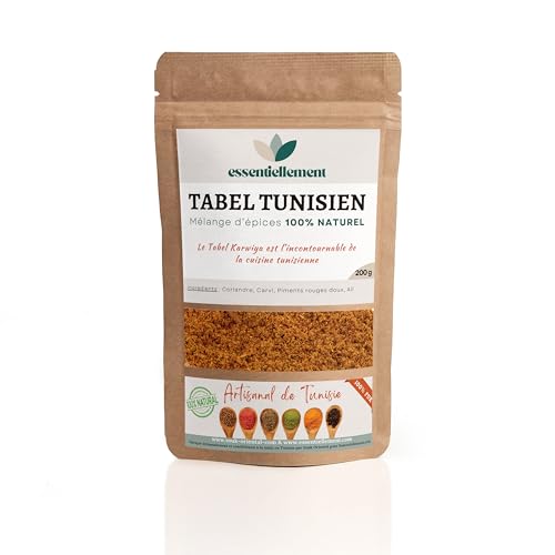 Especia Tabel Karwiya de Túnez 100% natural y artesanal, especia típica tunecina de 4 ingredientes