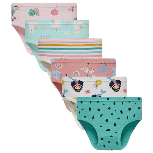 Image of Sladatona Little Girls'Soft Cotton Underwear Comfort Panties Toddler Briefs