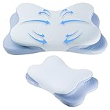 IDEA Nackenkissen Kopfkissen, Memory Foam Orthopädische Kissen, Ergonomisches Kopfkissen Nackenschmerzen, Anti Schnarch Nackenkissen, Pillow Kissen für Seiten, Rücken & Bauchschläfer (1er Pack)
