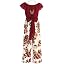 Burgundy Floral