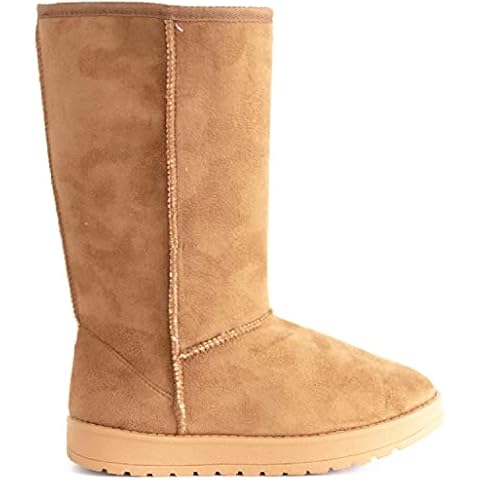 Women’s Faux Fur Lined Mid Calf Boots Cover