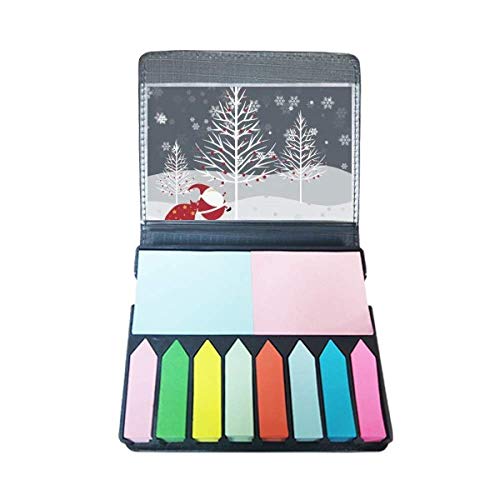 Arbre de Noël marqueur de page avec autocollant flocon pour papeterie