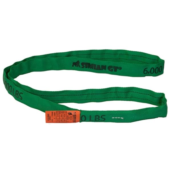 Round Sling, Endless, 7/8in. Dia, 3ft. L