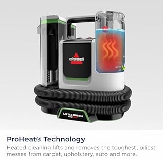 BISSELL Little Green ProHeat SmartMix, Portable Deep Cleaner, Self-Cleaning Tough Stain Tool and Specialized Pet Hair Removal Tool Included, 3935