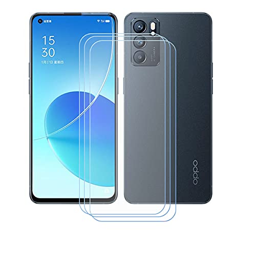 FZZSZS (3-Pack) Screen Protector for Oppo Reno 6 5G, Anti Scratch 9H Hardness Protective Film Premium HD Clarity Tempered Glass Friendly Designed for Oppo Reno 6 5G (6.43