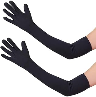 Cotton Full Finger Hand Arm Sleeves for Unisex – UV Sunburn and Dust Protection Arm Covers for Outdoor Riding Driving Biking and Daily Use