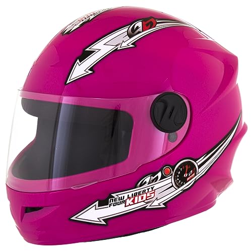 Capacete Infantil Pro Tork Liberty Four Kids Varias Cores Moto Fechado Unissex Masculino Feminino Cr