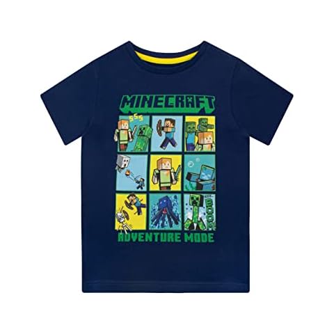 Minecraft Boys Steve and Alex T-Shirt Cover