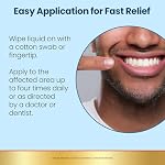 Anbesol Maximum Strength Liquid, Instant Oral Pain Relief for Toothaches, Mouth Sores*, Gum, Braces & Denture Pain, ADA Accepted, 0.41 oz - Image 4