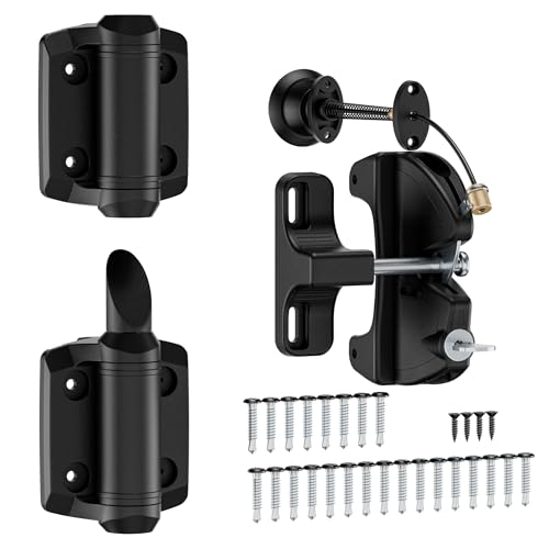 Self-Closing Latch With Key Lock