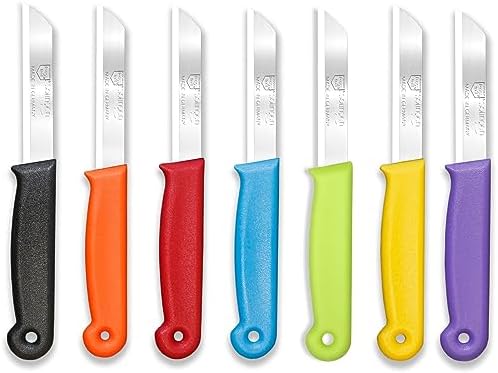 Set De 7 Couteaux De Cuisine Solingen - Couteaux à Légumes, Fruits, épluchage, Longueur 15.5 Cm, Acier Inox