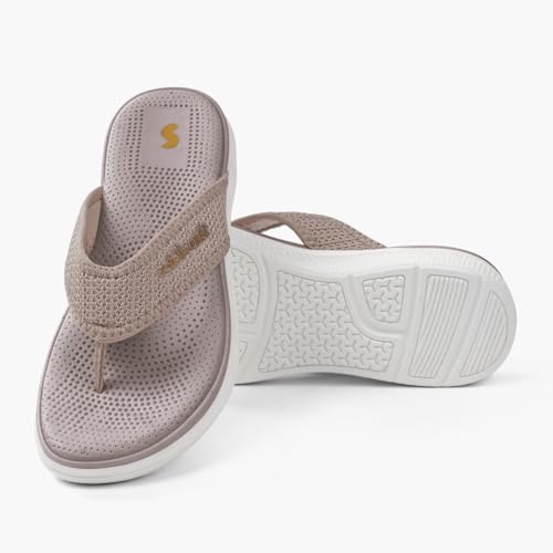 Image of SOLETHREADS GRACE V | Stylish | Comfy | Super soft | Ultra-Light | Phylon | Slippers | Flip Flops for Women