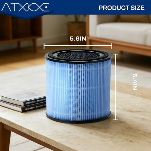 Image of AP0601 Air Purifier Replacement Filter Compatible with AIRTOK AP0601 air Purifier, 4-IN-1 Air Purifier Filter, High Efficiency Activated Carbon Filter, 2 Pack