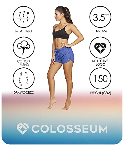 Image of Colosseum Active Women's Simone Cotton Blend Yoga and Running Shorts