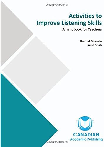 Activities to Improve Listening Skills: A Handbook for Teachers