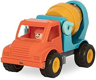 Battat - Cement Mixer Truck with Working Movable Parts and Driver - Toy