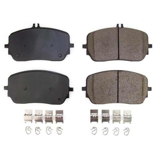 Image of PowerStop Front Brake Pads for Mercedes-Benz GLE350 2024-25 |GLE450 2020-25 |GLE450 SUV 2022-25 |GLE450e 2024-25 |GLE53 AMG 2021-25 - Z17 Ceramic Brake Pads with Installation Hardware, 17-2237
