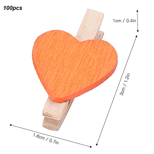 Hapivida 100 Pezzi Clip di Foto Colorate Clip in