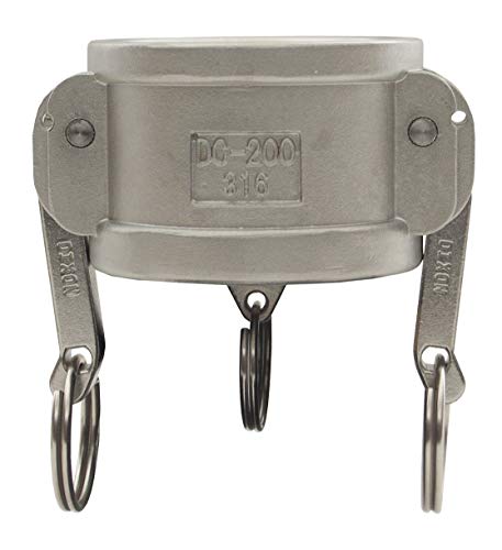 Dixon G50-DC-SS 1/2" Global Dust Cap with 2-Clips, 0.5" ID, 316 Investment Cast Stainless Steel