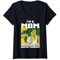 Marvel Día de la Madre She-Hulk Is A Mom Camiseta Cuello V