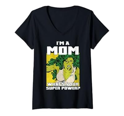 Marvel Día de la Madre She-Hulk Is A Mom Camiseta Cuello V | Ya disponible en tu tienda friki favorita! En mundofriki.es! Marvel Día de la Madre She-Hulk Is A Mom Camiseta Cuello V | Ya disponible en tu tienda friki favorita! En mundofriki.es!