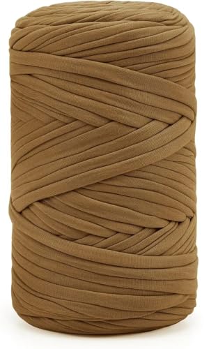 MLordoarf Hilo para Tejer a Crochet, 400g/120m Trapillo para Tejer Bolsos, Trapillo Crochet Hilo de Poliéster para DIY y Tejido, Bolso de Mano, Manualidades, Decoración Hogareña