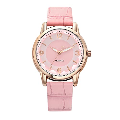 HUYTBYG Orologio da polso da donna, in pelle, alla moda, piccolo,...