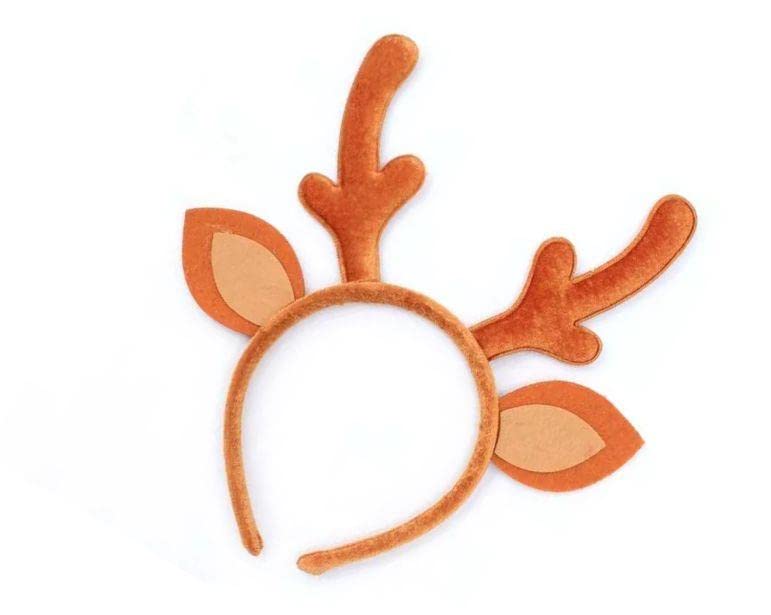 Glitz4Girlz Christmas Reindeer Antlers Novelty Xmas Headband Alice Hair Band Fancy Dress Party Deeley Boppers - Image 2