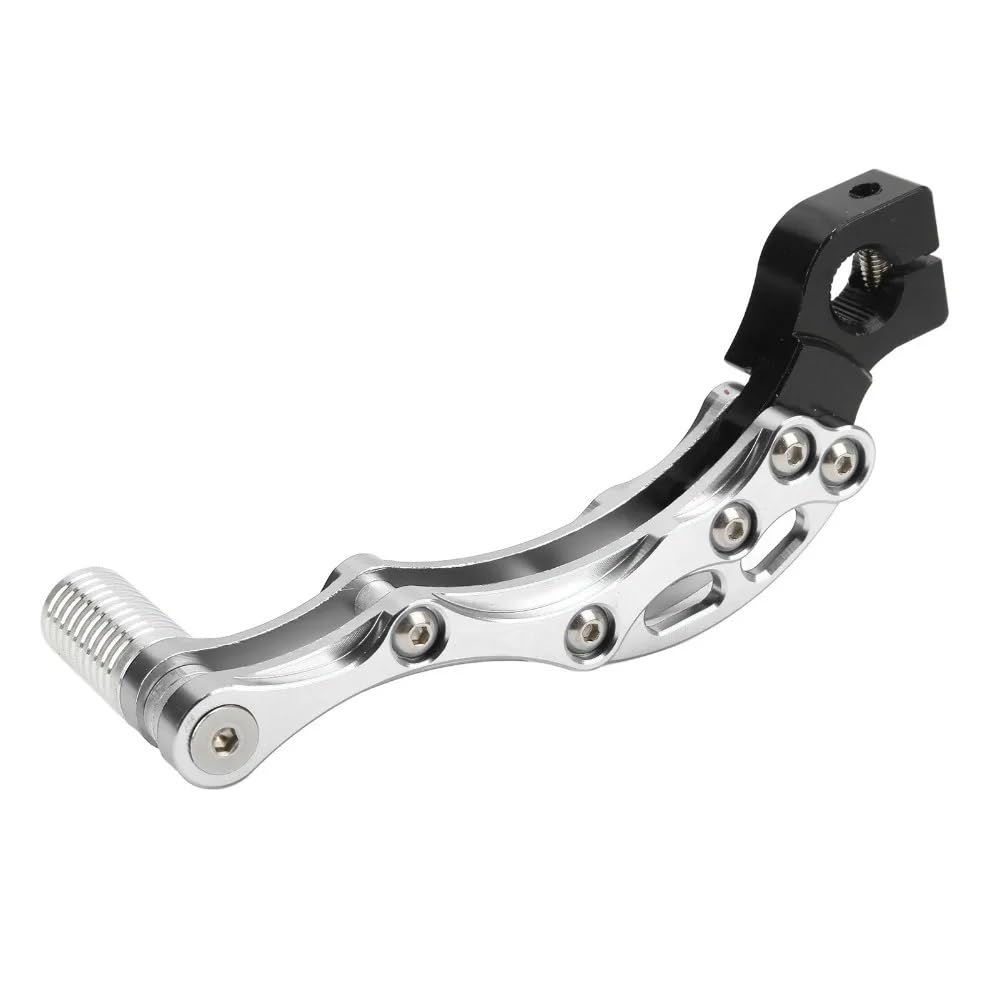 Xvedfh Silver Gear Shifter Pedal Universal Motorcycle Accessories Kick Starter Aluminum Alloy Start Lever Kickstart Levers Pedal Parts