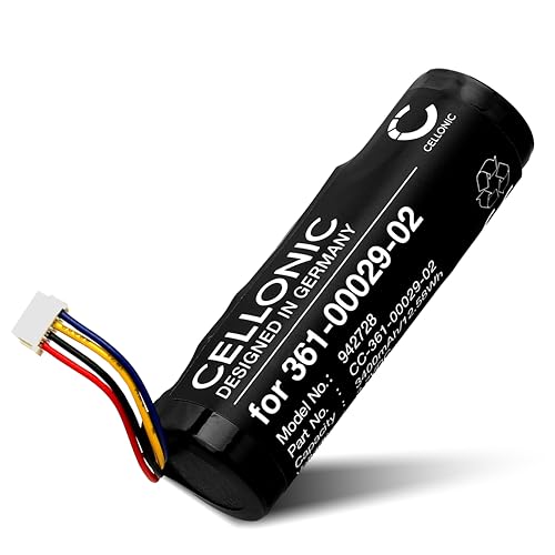 CELLONIC 1x Batería para Collar de Perros/Mascotas Compatible con Garmin Alpha 100, T5 GPS, DC50 Dog Tracking Collar, 361 00029 02   (3400mAh, 3.7V)