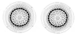 Azonbey Brush Head Replacements Compatible with Clarisonic Mia 1, Mia 2, Mia Fit, Alpha Fit, Smart Profile Uplift and Alpha Fit Face Cleaning Brush Heads (Black)