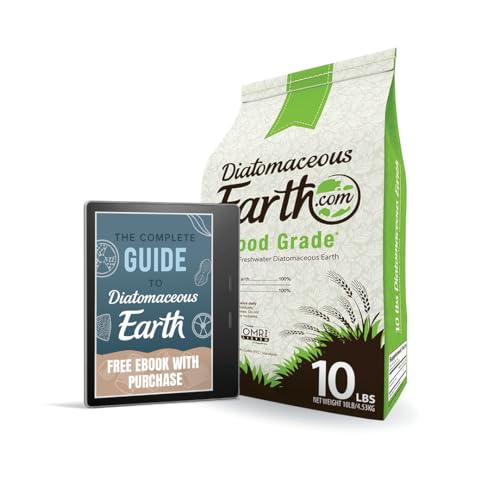DiatomaceousEarth Food Grade Diatomaceous Earth – 10lb | 100% Organic, All-Natural Powder | Safe for Humans & Pets | OMRI Listed for Organic Use