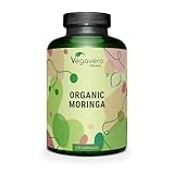Vegavero Organic Moringa Oleifera Capsules 1800 mg | NO Additives | Pure Powder - Premium Quality | Lab-Tested & Non-GMO | Malunggay Supplement | 270 Capsules | Vegan