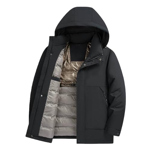 Parka homme contre le froid veste matelassée épaisse pour l'extérieur