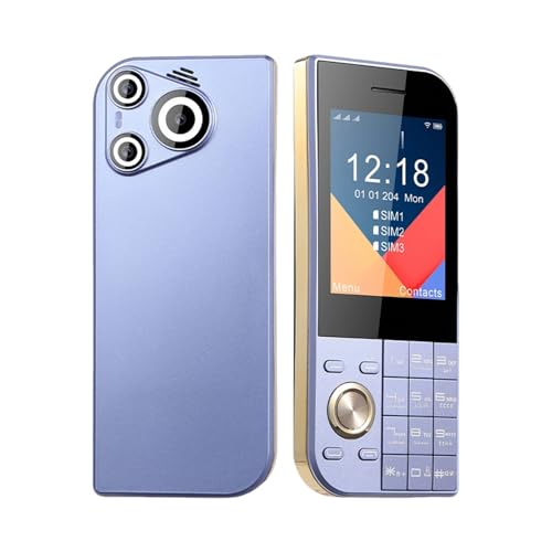 QrZrQ Téléphone Portable Senior Compact Écran 2.8