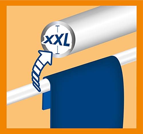 Graphic showing XXL thick drying lines