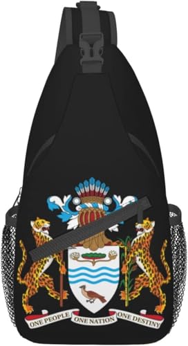 Mochila Crossbody Unisex Negro miniatura 1