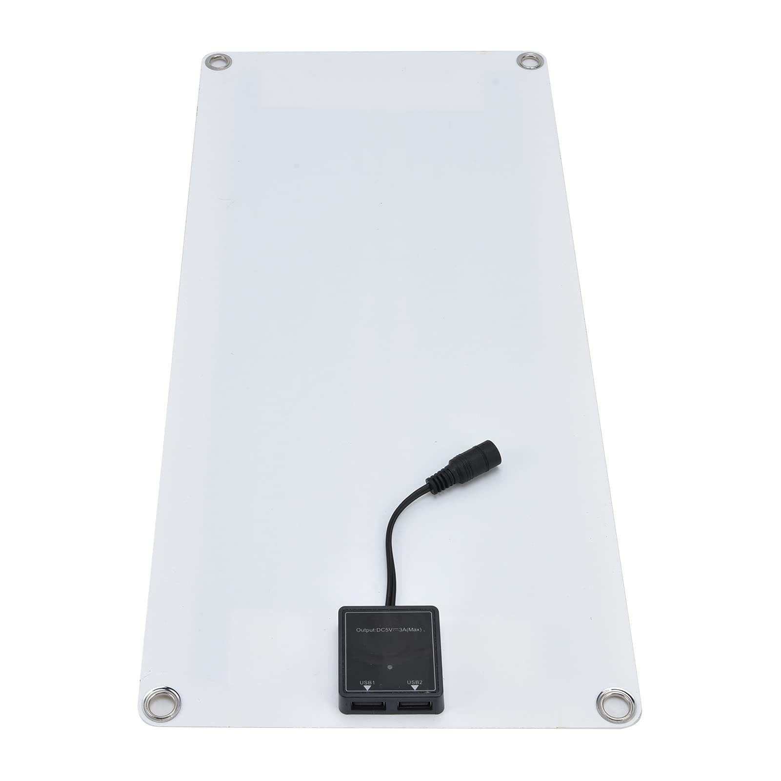 Kit Pannelli Solari 2x10W con Controller 30A Modulo Fotovoltaico USB 5V per Ricarica di Emergenza Barca