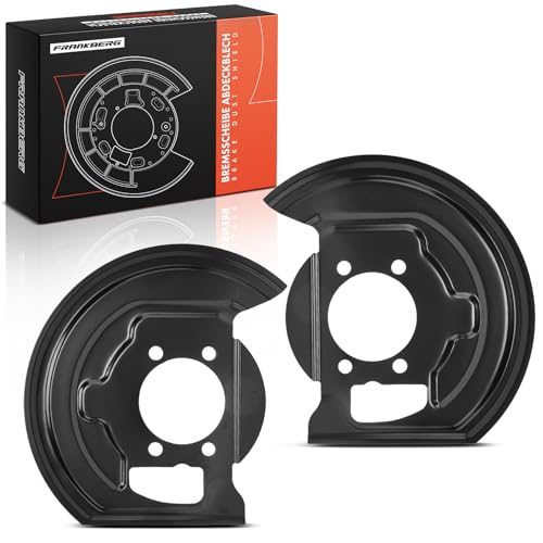 Frankberg 2x Brake Dust Shield Front Axle Compatible with Qashqai +2 I J10 JJ10E NJ10 1.5L-2.0L 2007-2013 Qashqai +2 I Van J10 JJ10E 1.5L-2.0L 2013-2014 Replace# 41161JU00A