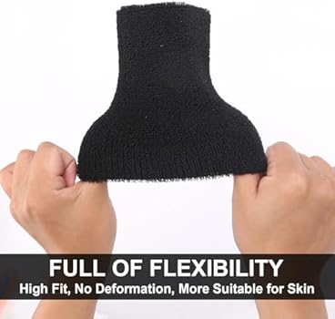 EODKSE Lot De 4 Bandeaux De Transpiration élastiques Antidérapants Pour