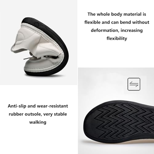 Men's Leather Flat Penny Loafers Comfortable Round Toe Soft Sole Foldable Non-Slip Work Driving Oxford Shoes4